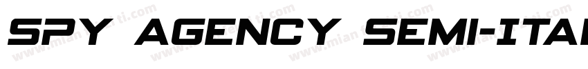 Spy Agency Semi-Ital字体转换